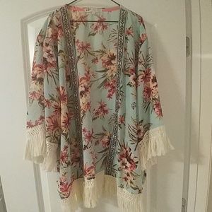 Jolt tropical kimono